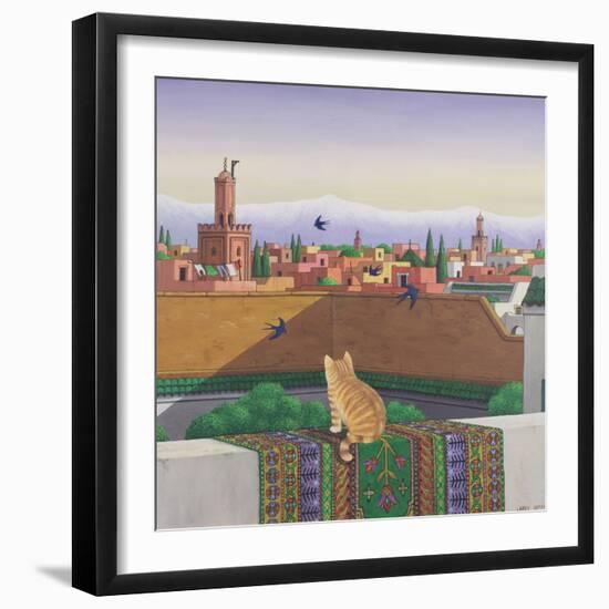 Rooftops in Marrakesh, 1989-Larry Smart-Framed Giclee Print