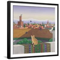 Rooftops in Marrakesh, 1989-Larry Smart-Framed Giclee Print