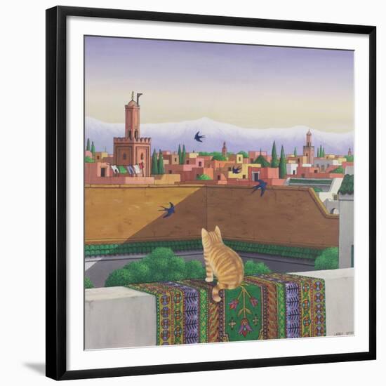 Rooftops in Marrakesh, 1989-Larry Smart-Framed Giclee Print