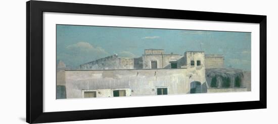 Rooftops in Naples, 18th Century-Thomas Jones-Framed Giclee Print