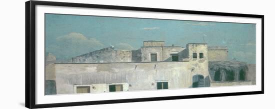 Rooftops in Naples, 18th Century-Thomas Jones-Framed Premium Giclee Print
