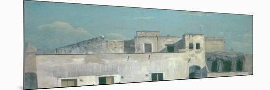 Rooftops in Naples, 18th Century-Thomas Jones-Mounted Premium Giclee Print