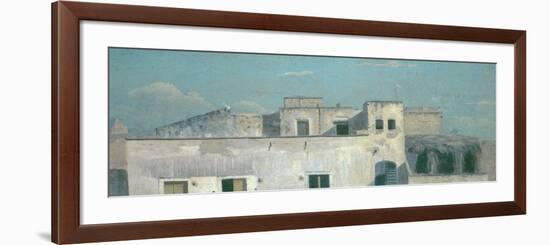 Rooftops in Naples, 18th Century-Thomas Jones-Framed Giclee Print