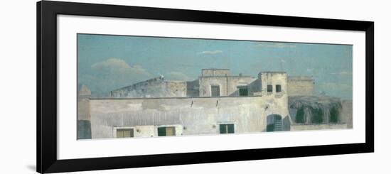 Rooftops in Naples, 18th Century-Thomas Jones-Framed Giclee Print