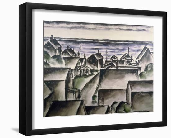 Rooftops in Provincetown, c.1930-Nancy Ferguson-Framed Giclee Print