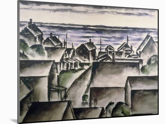 Rooftops in Provincetown, c.1930-Nancy Ferguson-Mounted Giclee Print