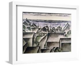 Rooftops in Provincetown, c.1930-Nancy Ferguson-Framed Giclee Print