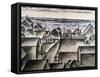 Rooftops in Provincetown, c.1930-Nancy Ferguson-Framed Stretched Canvas