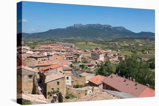 Rooftops in San Vicente De La Sonsierra, La Rioja, Spain, Europe-Martin Child-Stretched Canvas