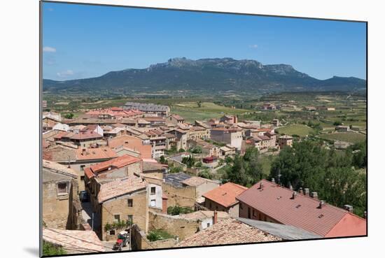 Rooftops in San Vicente De La Sonsierra, La Rioja, Spain, Europe-Martin Child-Mounted Photographic Print