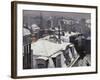 Rooftops in the Snow, c.1878-Gustave Caillebotte-Framed Giclee Print