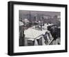 Rooftops in the Snow, c.1878-Gustave Caillebotte-Framed Premium Giclee Print