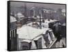 Rooftops in the Snow, c.1878-Gustave Caillebotte-Framed Stretched Canvas