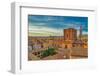 Rooftops landscape panorama with Basilica di Sant'Andrea delle Fratte, Italy-bestravelvideo-Framed Photographic Print