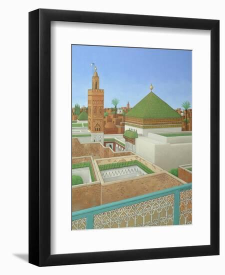 Rooftops, Marrakech-Larry Smart-Framed Giclee Print