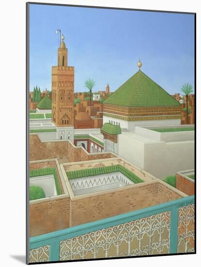 Rooftops, Marrakech-Larry Smart-Mounted Giclee Print