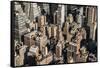 Rooftops, Midtown, Manhattan, New York, United States of America, North America-Alan Copson-Framed Stretched Canvas