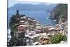 Rooftops of Cinque Terre Vernazza-Marilyn Dunlap-Stretched Canvas