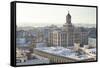 Rooftops of Havana Towards the Bacardi Building from the 9th Floor Restaurant of Hotel Seville-Lee Frost-Framed Stretched Canvas