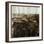Rooftops of Houses after Tidal Wave-null-Framed Premium Photographic Print