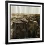 Rooftops of Houses after Tidal Wave-null-Framed Photographic Print