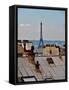 Rooftops of Paris-Marilyn Dunlap-Framed Stretched Canvas