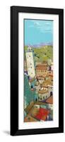 Rooftops of San Gimignano-Jane Henry Parsons-Framed Premium Giclee Print