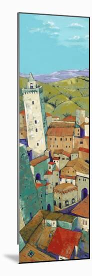 Rooftops of San Gimignano-Jane Henry Parsons-Mounted Premium Giclee Print