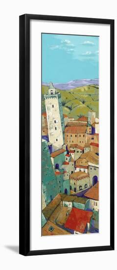 Rooftops of San Gimignano-Jane Henry Parsons-Framed Art Print