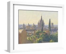 Rooftops of San Miguel Allende, 2005-Julian Barrow-Framed Giclee Print