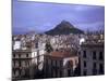 Rooftops of the City with Lykavittos Hills in Background-Dmitri Kessel-Mounted Photographic Print