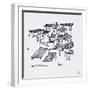 Rooftops of the old city along Rue de Chateaux, Nice, France-Richard Lawrence-Framed Photographic Print