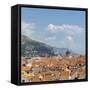 Rooftops of the Old Town, UNESCO World Heritage Site, Dubrovnik, Dalmatia, Croatia, Europe-Charlie Harding-Framed Stretched Canvas