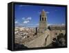 Rooftops of Town from the Castle, Bovino, Puglia, Italy, Europe-Terry Sheila-Framed Stretched Canvas