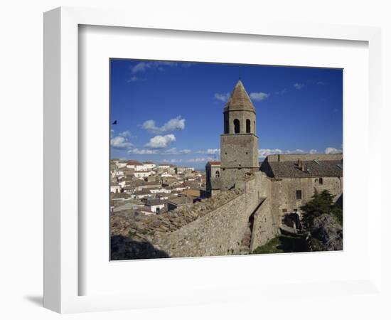 Rooftops of Town from the Castle, Bovino, Puglia, Italy, Europe-Terry Sheila-Framed Photographic Print