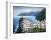 Rooftops of Vernazza, Cinque Terre Italy-Marilyn Dunlap-Framed Art Print