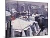 Rooftops under the Snow, Paris-Gustave Caillebotte-Mounted Art Print