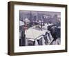 Rooftops under the Snow, Paris-Gustave Caillebotte-Framed Art Print