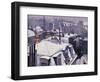 Rooftops under the Snow, Paris-Gustave Caillebotte-Framed Art Print