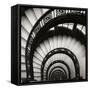 Rookery Stairwell Sq-Jim Christensen-Framed Stretched Canvas