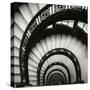Rookery Stairwell Sq-Jim Christensen-Stretched Canvas