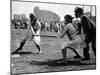Rookie Outfielder from Racine Preparing to Sock One on the Nose-Wallace Kirkland-Mounted Photographic Print