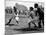 Rookie Outfielder from Racine Preparing to Sock One on the Nose-Wallace Kirkland-Mounted Photographic Print