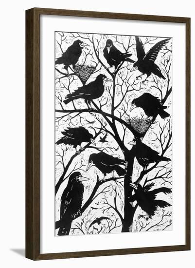 Rooks, 1998-Nat Morley-Framed Giclee Print