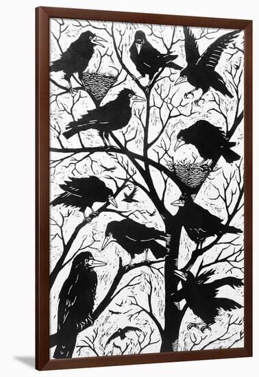 Rooks, 1998-Nat Morley-Framed Giclee Print