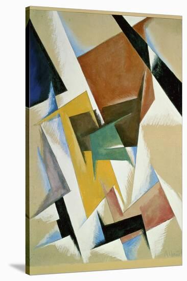 Room Construction-Liubov Sergeevna Popova-Stretched Canvas