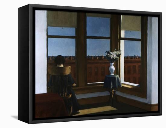 Room in Brooklyn-Edward Hopper-Framed Stretched Canvas