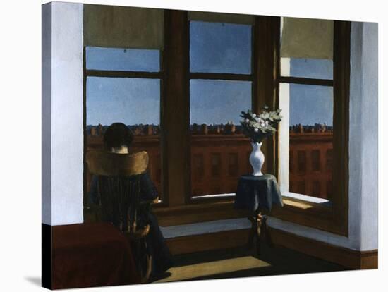 Room in Brooklyn-Edward Hopper-Stretched Canvas