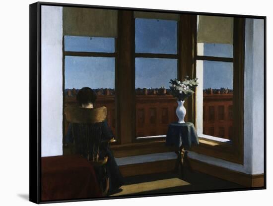 Room in Brooklyn-Edward Hopper-Framed Stretched Canvas