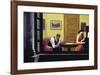 Room in New York, 1932-Edward Hopper-Framed Art Print